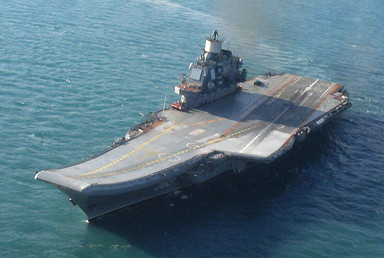 俄罗斯2015年后将建新型航母排水量5万吨左右