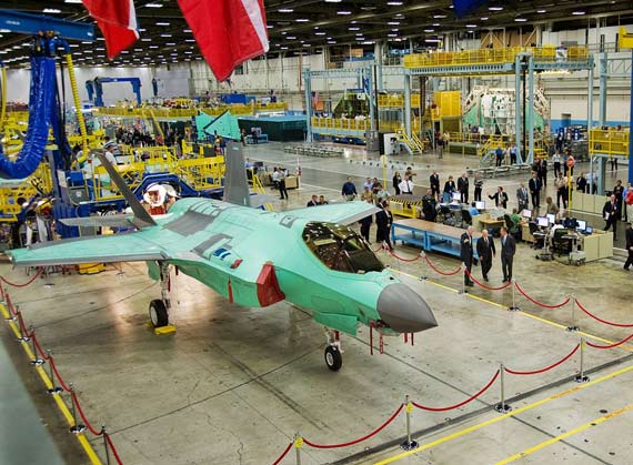 资料图：美军F-35战机单价翻两番，目前已经接近一亿美元