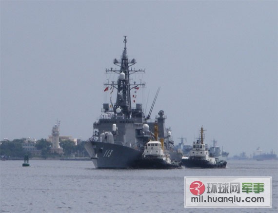 日本媒体低调报道海上自卫队舰艇访问中国(图)
