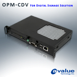 安勤推出开放式易插拔规格电子广告牌产品OPM-CDV