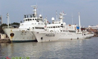 中国36艘海监船2013年完工 有7艘为1500吨级