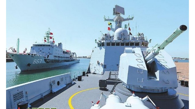 参加中俄“海上联合-2017”联演第二阶段演习 中国海军舰艇编队起航