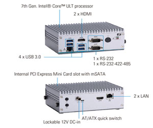 艾讯科技推出无风扇嵌入式系统eBOX560-512-FL