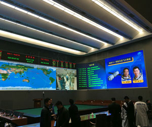 上海三思航天小间距LED显示屏深度参与我国航空航天教育事业