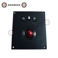 IP65静态防水防尘防暴镀黑钛不锈钢工业轨迹球