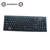 IP67防护纯国产化加固军规键盘过GJB151B电磁兼容